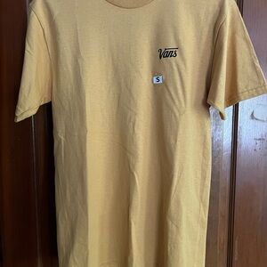 Vans Yellow Short Sleeve Tee Classic Casual